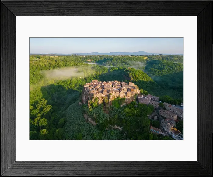 Framed Print : The small town of Calcata Vecchia at sunrise. Calcata, Viterbo district, Lazio, Italy, Europe Framed Print : The small town of Calcata Vecchia at sunrise. Calcata, Viterbo district, Lazio, Italy, Europe