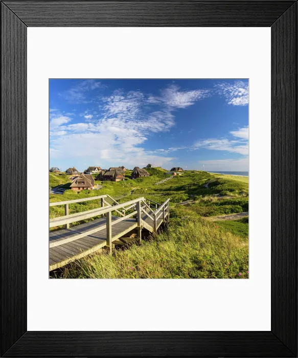 Framed Print : Walkway through heather, Rantum, Sylt, Schleswig Holstein, Germany Framed Print : Walkway through heather, Rantum, Sylt, Schleswig Holstein, Germany