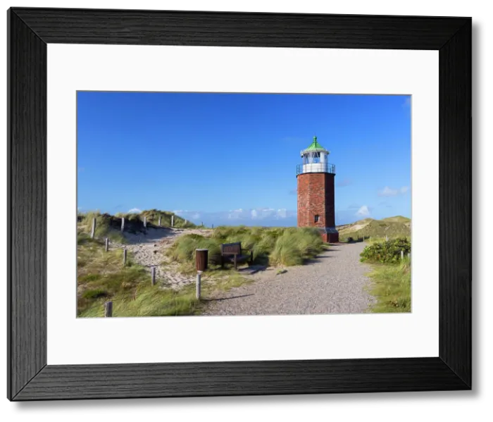 Framed Print : Red Cliffs (Rotes Kliff) lighthouse, Kampen, Sylt, Schleswig Holstein, Germany Framed Print : Red Cliffs (Rotes Kliff) lighthouse, Kampen, Sylt, Schleswig Holstein, Germany