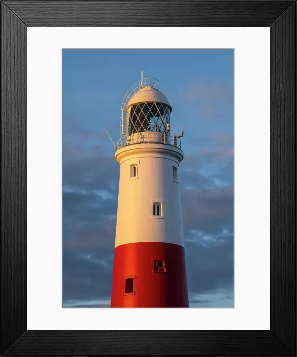 Framed Print : Portland Bill at sunset, Dorset, England, UK Framed Print : Portland Bill at sunset, Dorset, England, UK