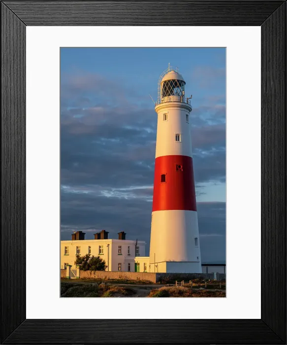 Framed Print : Portland Bill at sunset, Dorset, England, UK Framed Print : Portland Bill at sunset, Dorset, England, UK