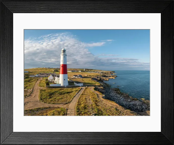 Framed Print : Portland Bill at sunset, Dorset, England, UK Framed Print : Portland Bill at sunset, Dorset, England, UK