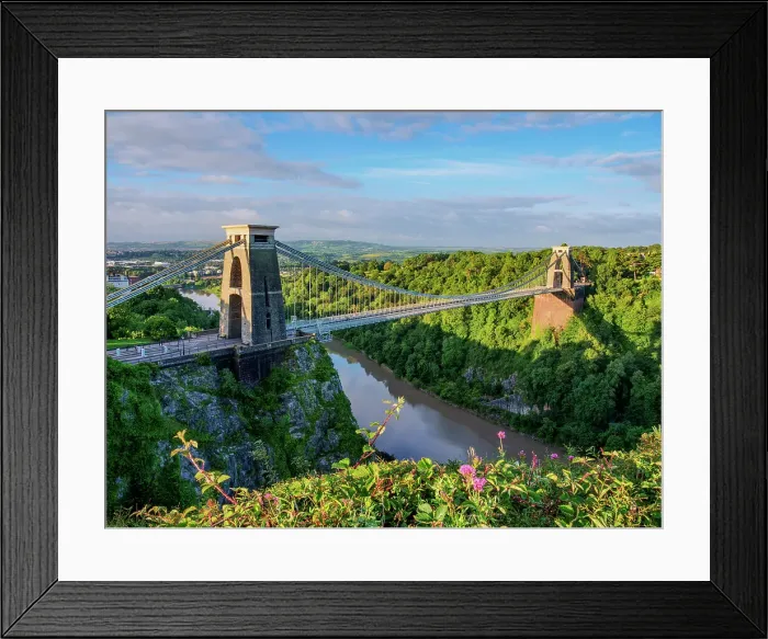 Framed Print : Clifton Suspension Bridge at sunrise, Bristol, England, United Kingdom Framed Print : Clifton Suspension Bridge at sunrise, Bristol, England, United Kingdom