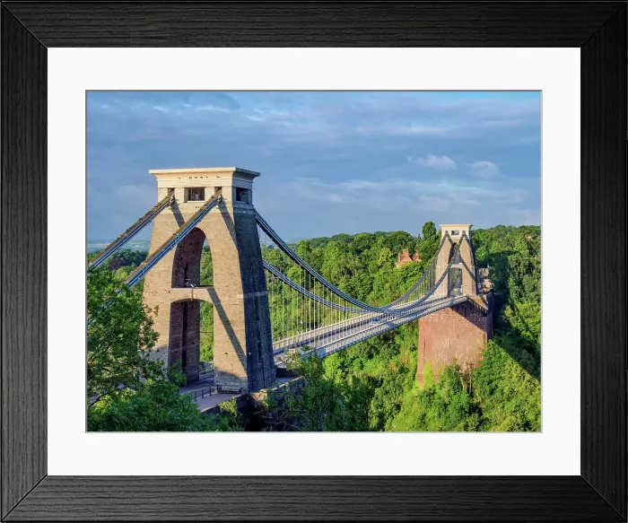 Framed Print : Clifton Suspension Bridge, Bristol, England, United Kingdom Framed Print : Clifton Suspension Bridge, Bristol, England, United Kingdom