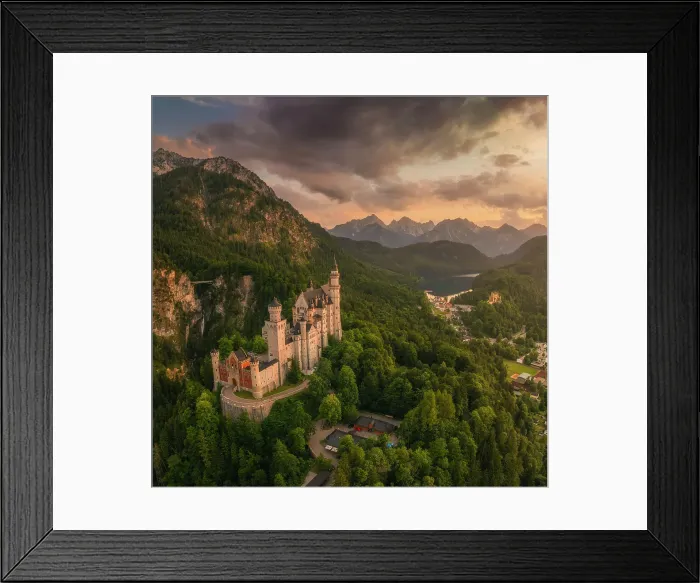 Framed Print : Neuschwanstein Castle, Fussen, Bavaria, Germany Framed Print : Neuschwanstein Castle, Fussen, Bavaria, Germany