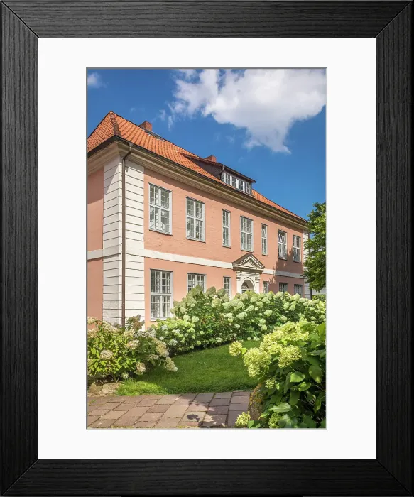 Framed Print : Late baroque guest house at the monastery courtyard of Lune Monastery, Luneburg, Lower Saxony, Germany Framed Print : Late baroque guest house at the monastery courtyard of Lune Monastery, Luneburg, Lower Saxony, Germany