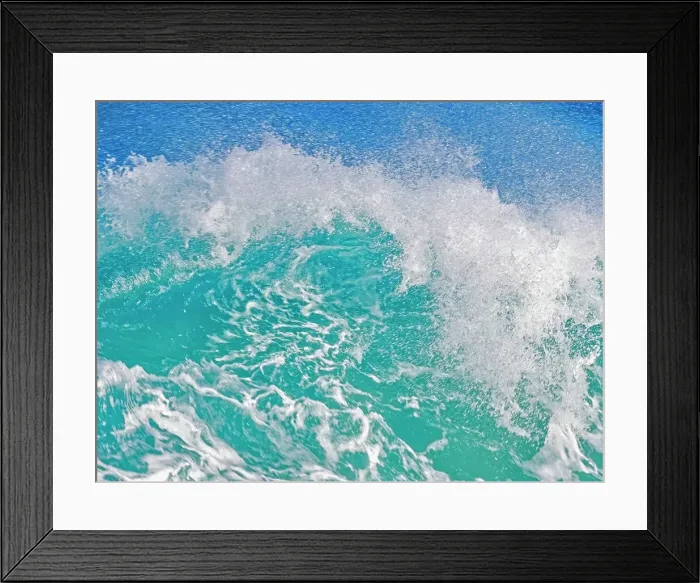 Framed Print : Waves on the Caribbean Sea on Grand Cayman, Cayman Islands, British West Indies Framed Print : Waves on the Caribbean Sea on Grand Cayman, Cayman Islands, British West Indies