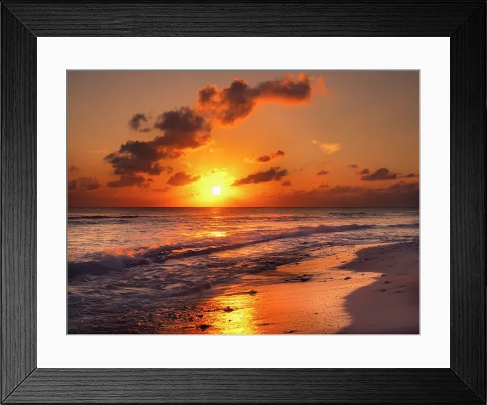 Framed Print : Sunset at Consuelos Beach, Grand Cayman, Cayman Islands, British West Indies Framed Print : Sunset at Consuelos Beach, Grand Cayman, Cayman Islands, British West Indies