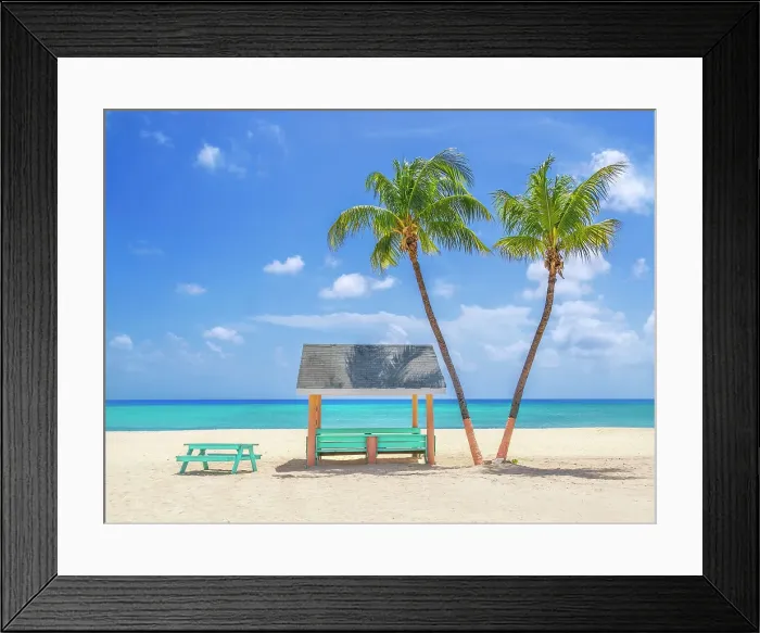Framed Print : Seven Mile Beach on Grand Cayman, Cayman Islands, British West Indies Framed Print : Seven Mile Beach on Grand Cayman, Cayman Islands, British West Indies