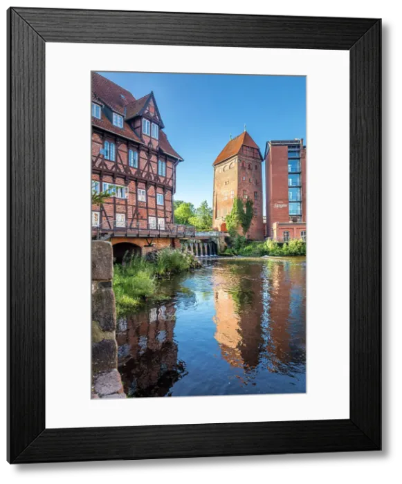 Framed Print : Luner Mill and Abbot`s Mill on the Ilmenau, Luneburg, Lower Saxony, Germany Framed Print : Luner Mill and Abbot`s Mill on the Ilmenau, Luneburg, Lower Saxony, Germany
