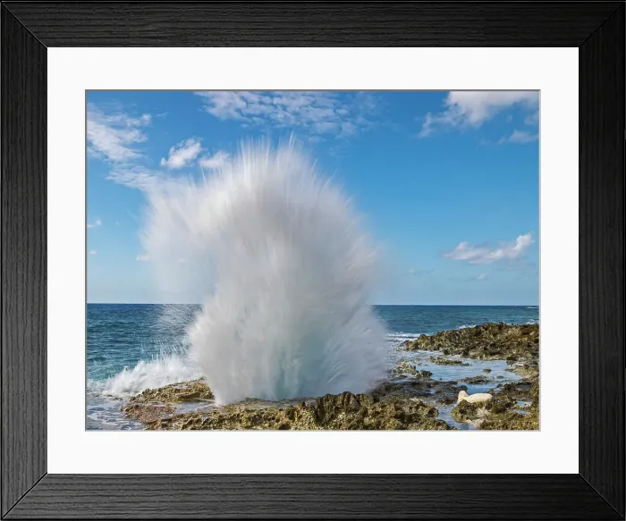 Framed Print : Blowholes, Grand Cayman, Cayman Islands, British West Indies Framed Print : Blowholes, Grand Cayman, Cayman Islands, British West Indies