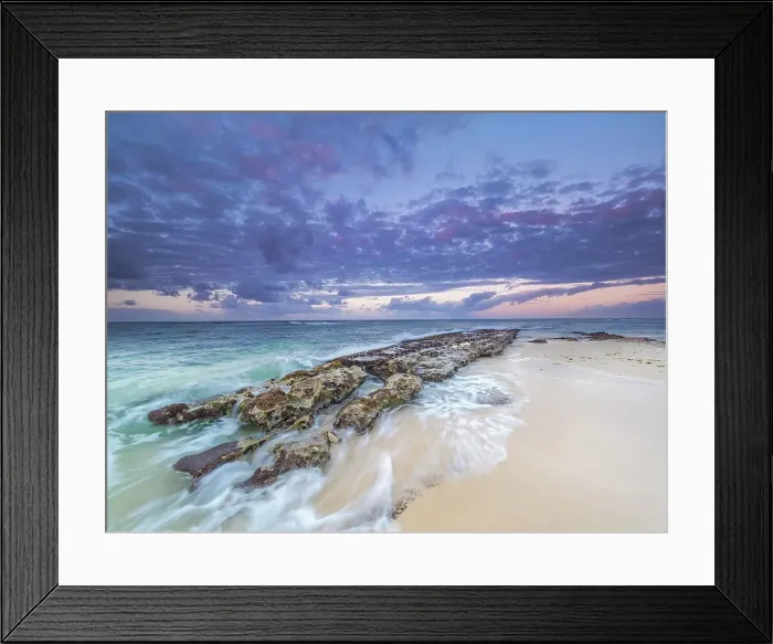 Framed Print : Dusk on the Caribbean Sea at Consuelos Beach, Grand Cayman, Cayman Islands, British West Indies Framed Print : Dusk on the Caribbean Sea at Consuelos Beach, Grand Cayman, Cayman Islands, British West Indies
