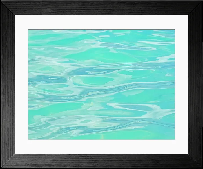 Framed Print : Undulating surface of the Caribbean Sea, Grand Cayman, Cayman Islands, British West Indies Framed Print : Undulating surface of the Caribbean Sea, Grand Cayman, Cayman Islands, British West Indies