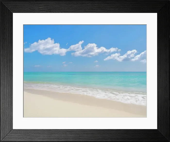 Framed Print : The Caribbean Sea at Seven Mile Beach on Grand Cayman, Cayman Islands, British West Indies Framed Print : The Caribbean Sea at Seven Mile Beach on Grand Cayman, Cayman Islands, British West Indies