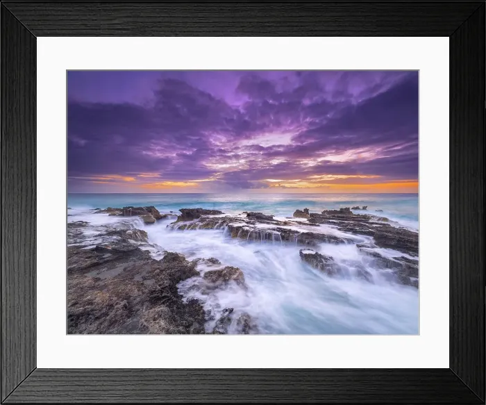 Framed Print : Sunset on the Caribbean Sea along the rugged ironshore of Grand Cayman, Cayman Islands, British West Indies Framed Print : Sunset on the Caribbean Sea along the rugged ironshore of Grand Cayman, Cayman Islands, British West Indies