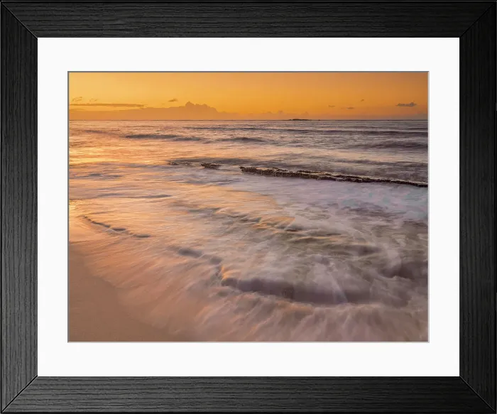 Framed Print : Daybreak on the Caribbean Sea at Consuelos Beach on Grand Cayman, Cayman Islands, British West Indies Framed Print : Daybreak on the Caribbean Sea at Consuelos Beach on Grand Cayman, Cayman Islands, British West Indies