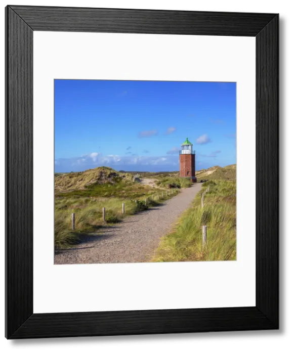 Framed Print : Red Cliffs (Rotes Kliff) lighthouse, Kampen, Sylt, Schleswig Holstein, Germany Framed Print : Red Cliffs (Rotes Kliff) lighthouse, Kampen, Sylt, Schleswig Holstein, Germany