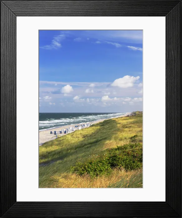 Framed Print : Hornum Weststrand, Sylt, Schleswig Holstein, Germany Framed Print : Hornum Weststrand, Sylt, Schleswig Holstein, Germany
