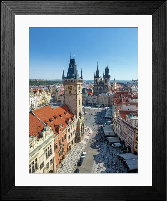 Framed Print : Church of Our Lady before Tyn, Old Town Square, Prague, Czech Republic
