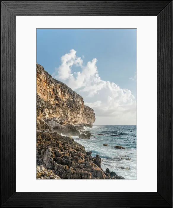 Framed Print : Rugged coast of Cayman Brac in the Cayman Islands, British West Indies Framed Print : Rugged coast of Cayman Brac in the Cayman Islands, British West Indies