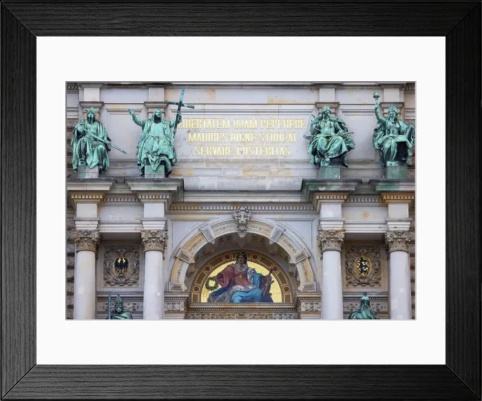 Framed Print : Detail of Rathaus (Town Hall), Hamburg, Germany