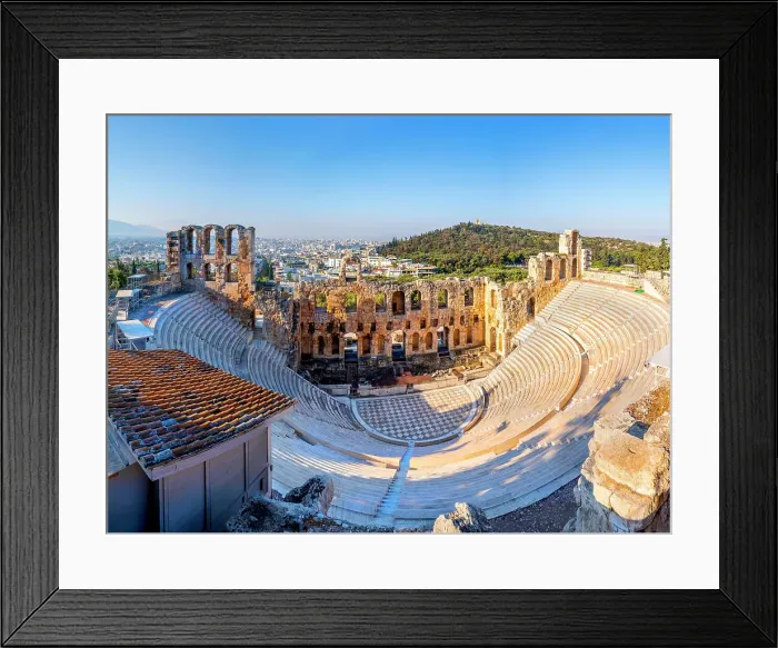 Framed Print : Amphitheater of Acropolis Acropolis, UNESCO World Heritage Site, Athens, Greece Framed Print : Amphitheater of Acropolis Acropolis, UNESCO World Heritage Site, Athens, Greece