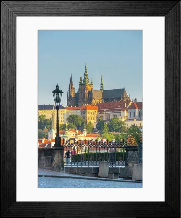 Framed Print : Prague Castle & St. Vitus Cathedral, Prague, Czech Republic