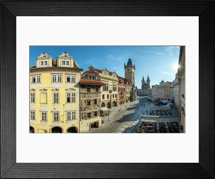 Framed Print : Old Town Hall & Church of Our Lady before Tyn, Old Town Square, Prague, Czech Republic Framed Print : Old Town Hall & Church of Our Lady before Tyn, Old Town Square, Prague, Czech Republic