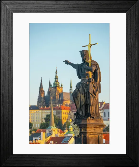 Framed Print : Prague Castle, Vltava river & Charles Bridge, Prague, Czech Republic Framed Print : Prague Castle, Vltava river & Charles Bridge, Prague, Czech Republic