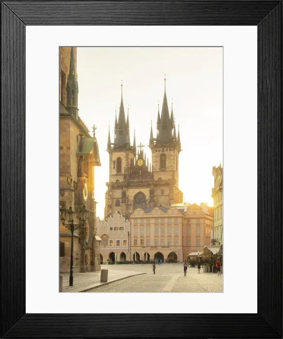 Framed Print : Church of Our Lady before Tyn, Old Town Square, Prague, Czech Republic