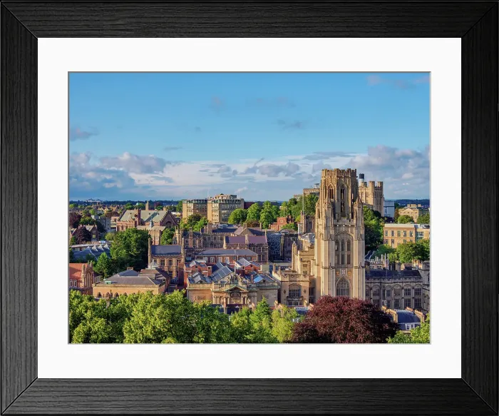 Framed Print : View towards the Wills Memorial Building and University of Bristol, Bristol, England, United Kingdom Framed Print : View towards the Wills Memorial Building and University of Bristol, Bristol, England, United Kingdom