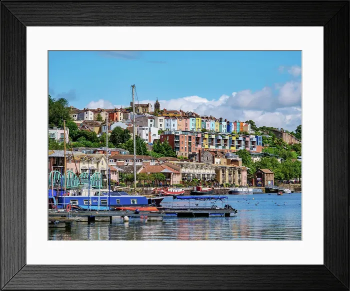 Framed Print : Floating Harbour, Bristol, England, United Kingdom