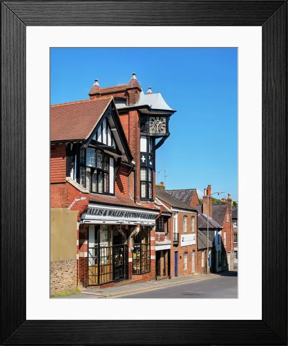 Framed Print : Wallis & Wallis Auction Galleries, Lewes, East Sussex, England, United Kingdom Framed Print : Wallis & Wallis Auction Galleries, Lewes, East Sussex, England, United Kingdom