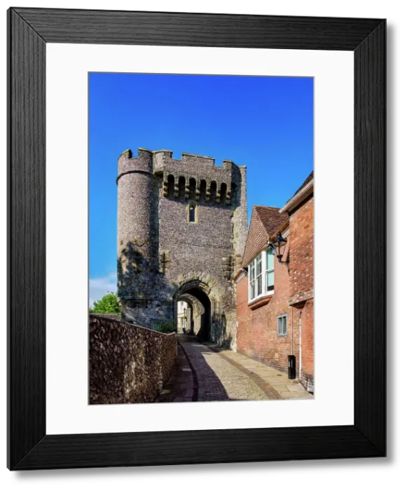 Framed Print : Castle Gate, Lewes, East Sussex, England, United Kingdom Framed Print : Castle Gate, Lewes, East Sussex, England, United Kingdom