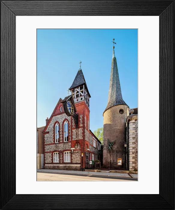 Framed Print : St Michael in Lewes Church, Lewes, East Sussex, England, United Kingdom Framed Print : St Michael in Lewes Church, Lewes, East Sussex, England, United Kingdom