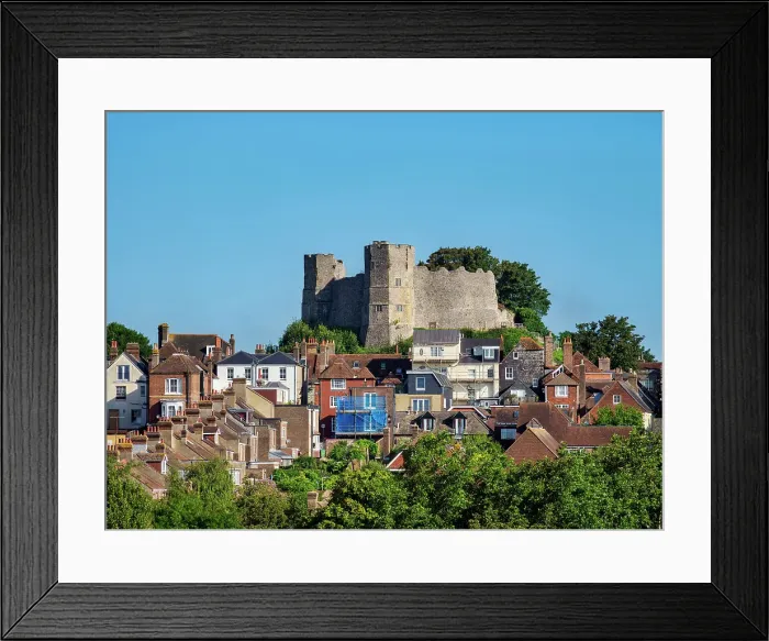 Framed Print : View towards Lewes Castle, Lewes, East Sussex, England, United Kingdom Framed Print : View towards Lewes Castle, Lewes, East Sussex, England, United Kingdom