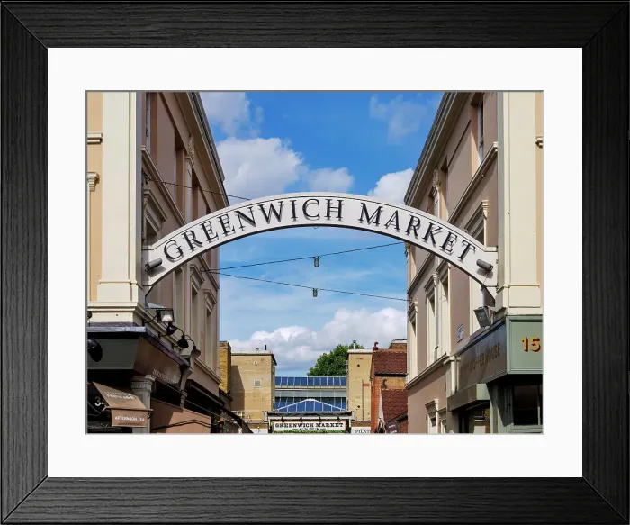 Framed Print : Greenwich Market, London, England, United Kingdom Framed Print : Greenwich Market, London, England, United Kingdom