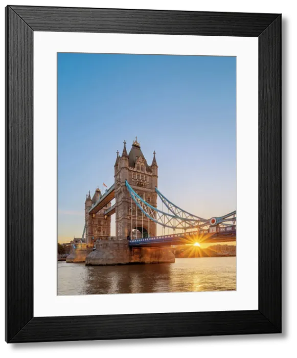 Framed Print : Tower Bridge at sunrise, London, England, United Kingdom Framed Print : Tower Bridge at sunrise, London, England, United Kingdom