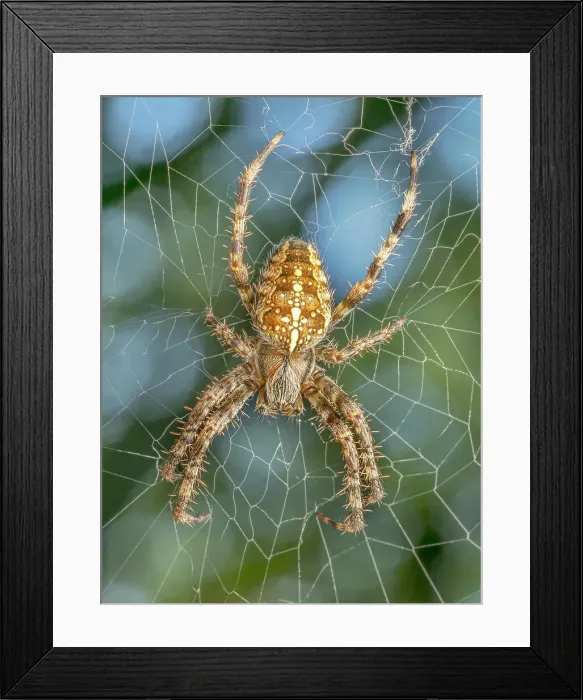 Framed Print : Cross Orb Weaver Spider (Araneus diadematus) Framed Print : Cross Orb Weaver Spider (Araneus diadematus)