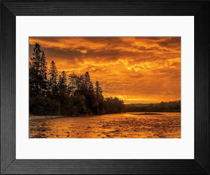 Framed Print : Sunrise on the Agawa River, Lake Superior Provincial Park, Ontario, Canada Framed Print : Sunrise on the Agawa River, Lake Superior Provincial Park, Ontario, Canada