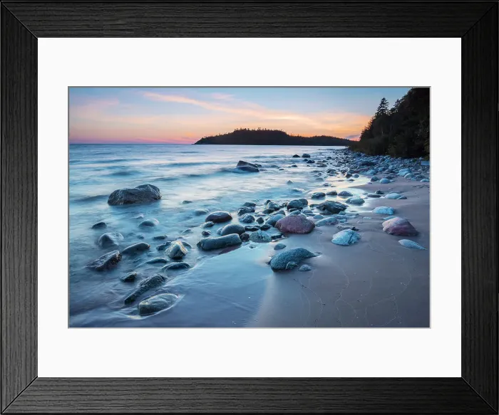 Framed Print : Sunset at Gargantua Harbour on Lake Superior, Ontario, Canada Framed Print : Sunset at Gargantua Harbour on Lake Superior, Ontario, Canada