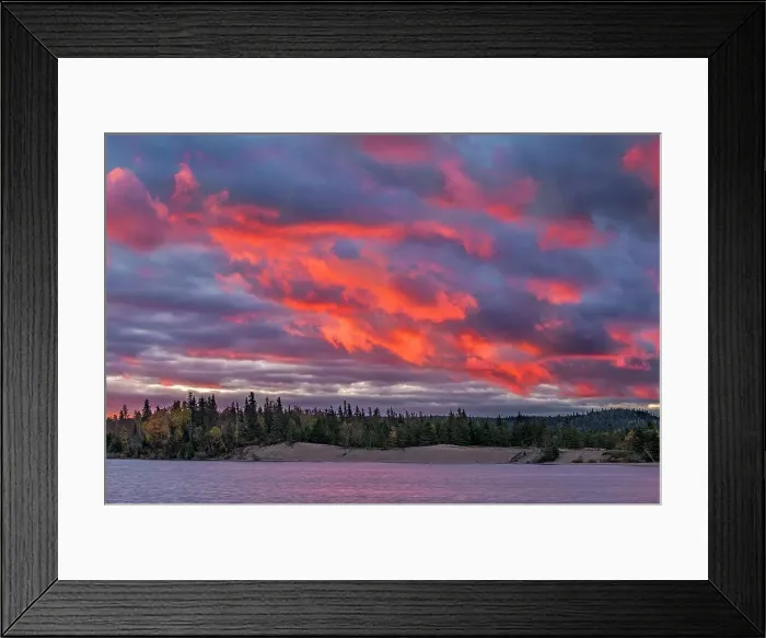 Framed Print : Sunrise on Lake Superior, Wawa, Ontario, Canada Framed Print : Sunrise on Lake Superior, Wawa, Ontario, Canada
