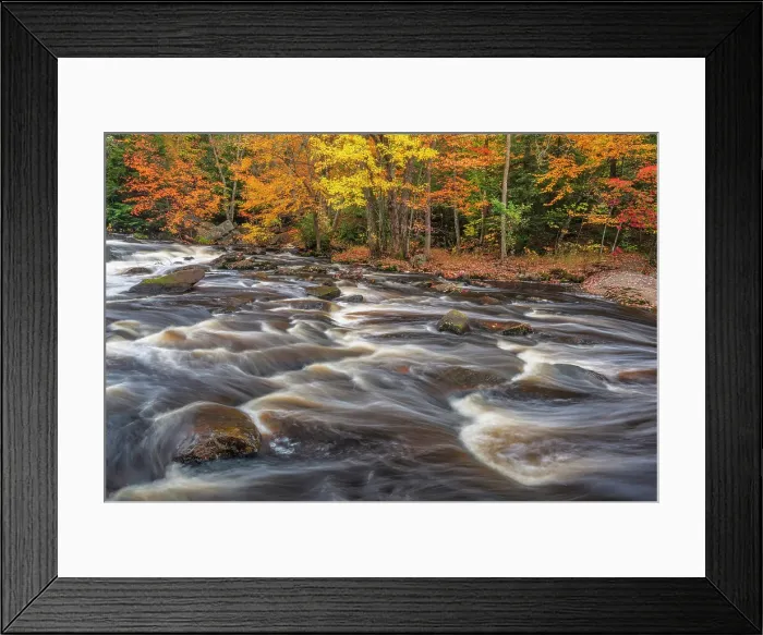 Framed Print : Autumn colour along the Rosseau River, Muskoka, Ontario, Canada Framed Print : Autumn colour along the Rosseau River, Muskoka, Ontario, Canada