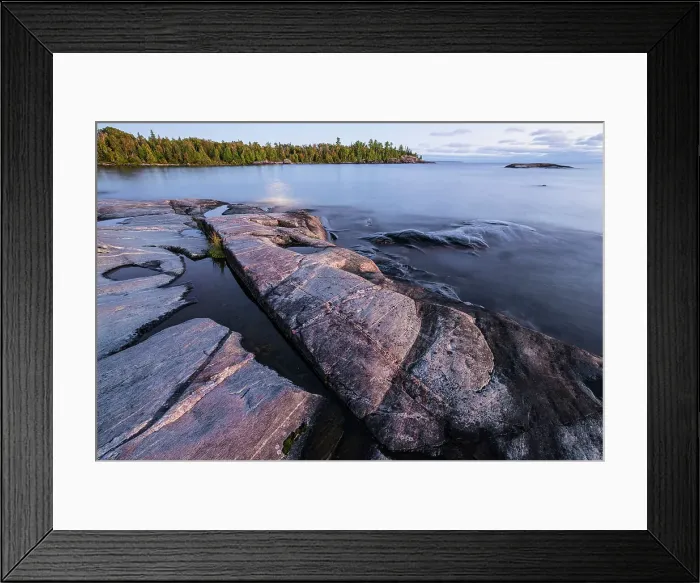 Framed Print : Dusk at Katherine Cove on Lake Superior, Ontario, Canada Framed Print : Dusk at Katherine Cove on Lake Superior, Ontario, Canada