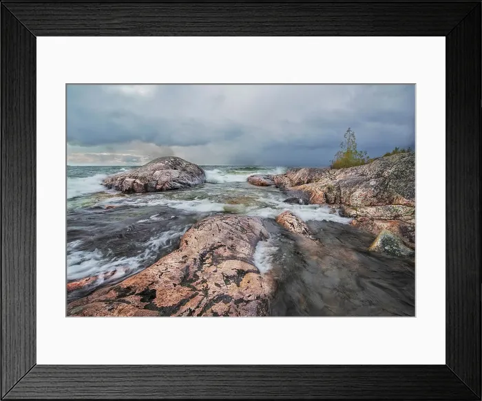 Framed Print : Storm clouds over Lake Superior, Lake Superior Provincial Park, Ontario, Canada Framed Print : Storm clouds over Lake Superior, Lake Superior Provincial Park, Ontario, Canada