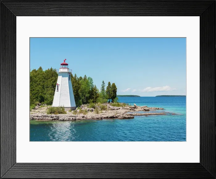 Framed Print : Big Tub Lighthouse, Georgian Bay, Tobermory, Ontario, Canada Framed Print : Big Tub Lighthouse, Georgian Bay, Tobermory, Ontario, Canada