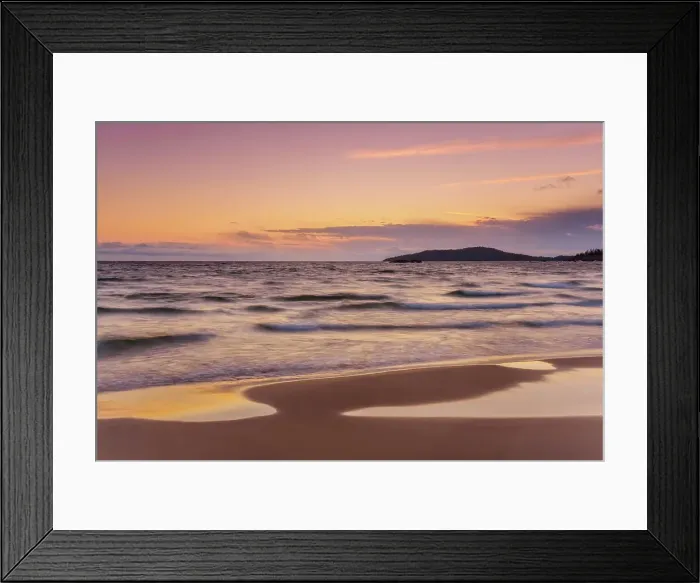 Framed Print : Sunset onSandy Beach on Lake Superior, Wawa, Ontario Framed Print : Sunset onSandy Beach on Lake Superior, Wawa, Ontario