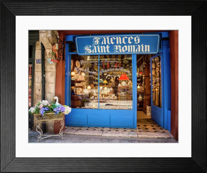 Framed Print : Historic City Center, Rouen, Seine-Maritime, Normandy, France Framed Print : Historic City Center, Rouen, Seine-Maritime, Normandy, France