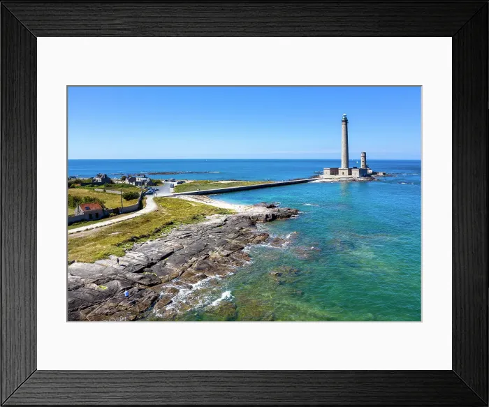 Framed Print : Aerial view Phare de Gatteville, Barfleur Manche, Normandy, France Framed Print : Aerial view Phare de Gatteville, Barfleur Manche, Normandy, France
