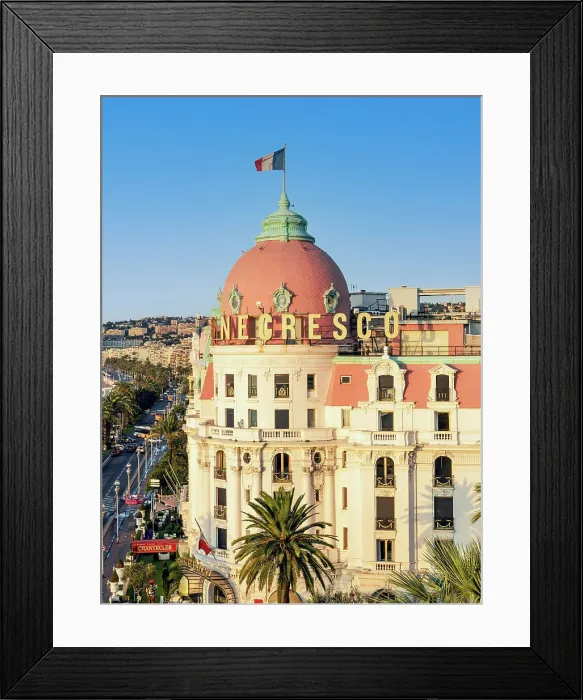 Framed Print : Hotel Negresco, Promenade Des Anglais, Nice, Alpes Provence Maritime, Provence Alpes Cote d Azur, French Riviera, France Framed Print : Hotel Negresco, Promenade Des Anglais, Nice, Alpes Provence Maritime, Provence Alpes Cote d Azur, French Riviera, France